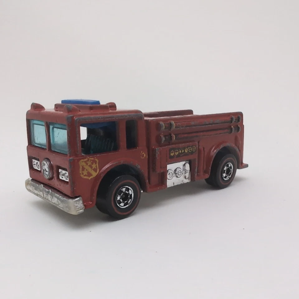 Vintage 1976 Hot Wheels Redline Fire Eater Vehicle Hong Kong Good Shape - Image 2 of 4