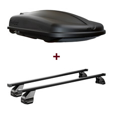 Dachbox Topbox TopBox 420 + Dachträger Menabo für Audi A3 Fliessheck Typ 8L neu