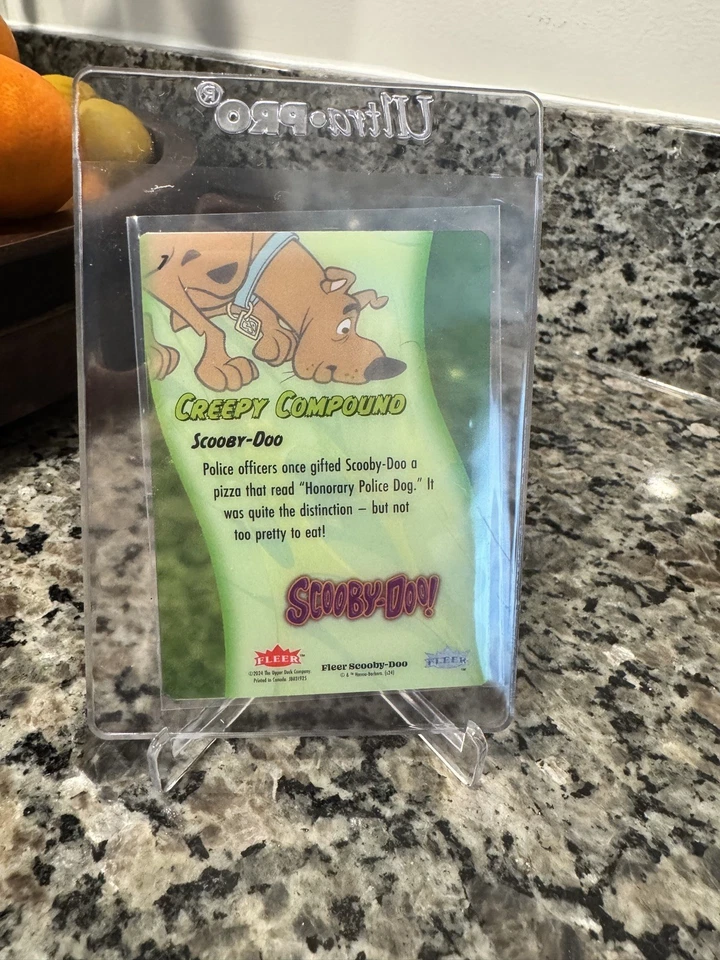 2025 Fleer Scooby-Doo Creepy Compound Die-Cut Insert SCOOBY-DOO #1 EBay 1 of 1 - Image 2 of 2