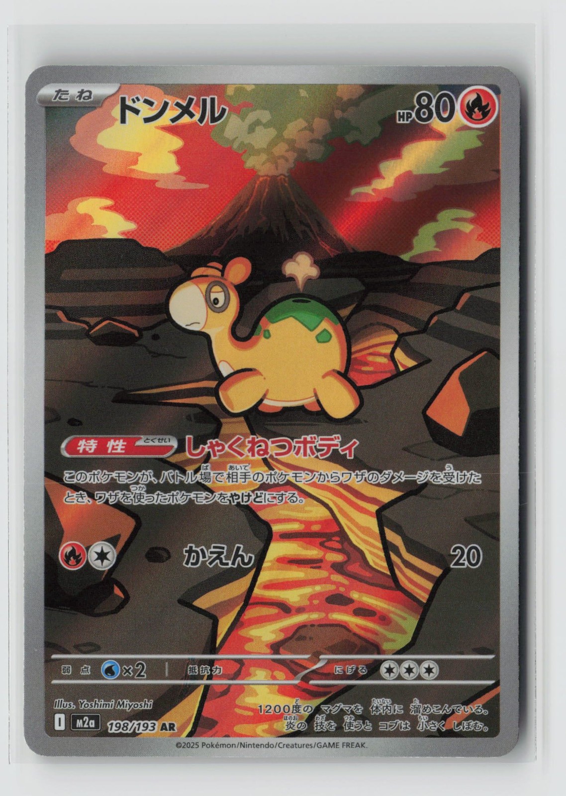 Pokemon Japan | Numel | 198/193 | AR | M2a