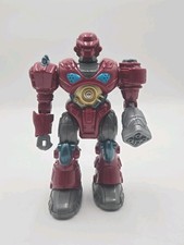 Robot M.A.R.S .Cybotronix Motorized Attack Squad Robot Red Revo Hap-p-Kid