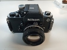 Nikon SLR F2 Photomic 35mm Film Camera With Nikkor 50mm 1:1.4 Lens Vintage works