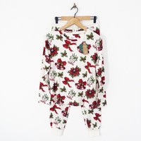 Chelsea Peers Pyjamas Size S 10 NEW Retro Christmas Decorations Ivory Red