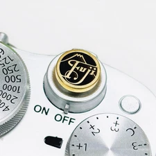 Fujifilm soft release button - Silver camera shutter button for Fuji X-M5