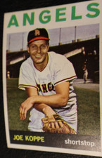 1964 TOPPS BASEBALL SET. #279 Joe Koppe, Los Angeles Angels, VGEX