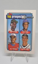1992 Topps - Top Prospects Chipper Jones, Wil Cordero, Alex Arias #551 (RC)