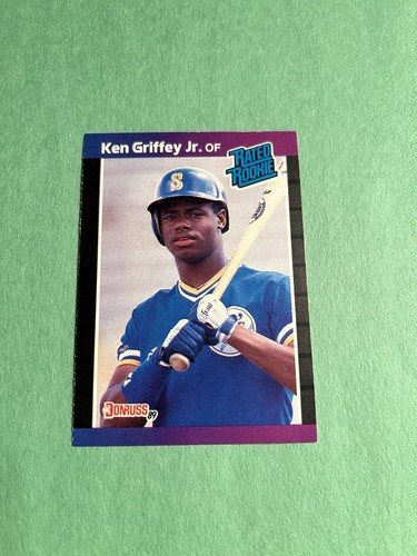 1989 Donruss - Rated Rookie Ken Griffey Jr #33 (RC) Seattle Mariners HOF