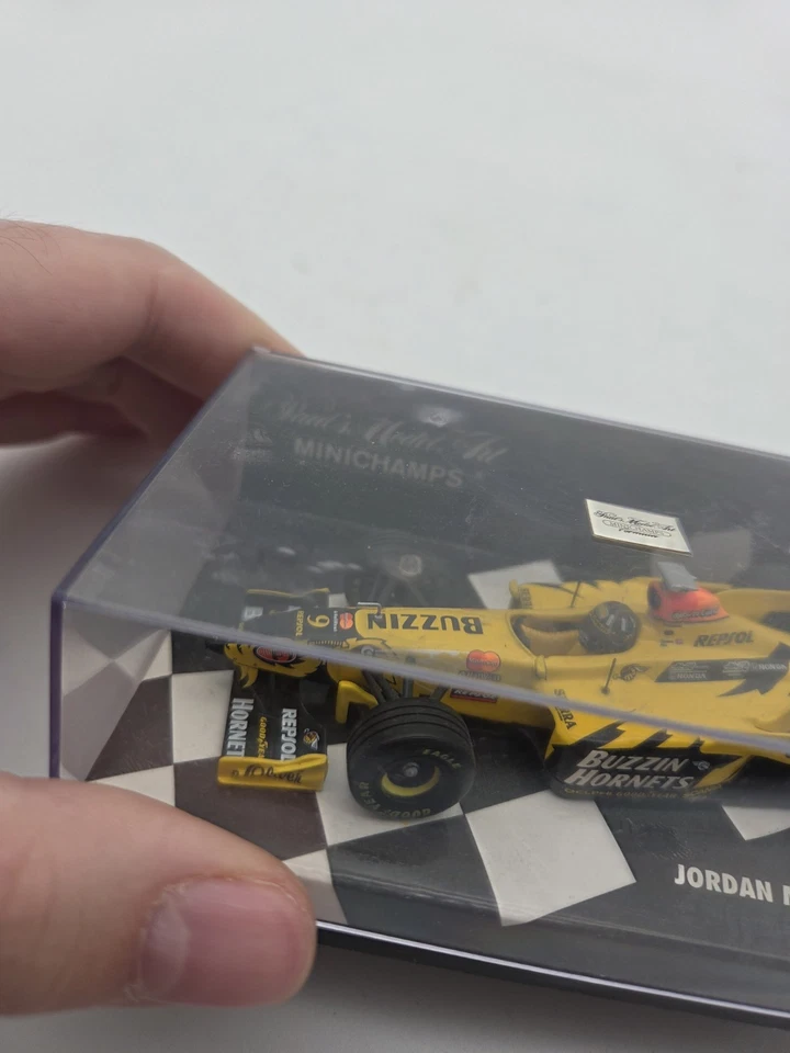 Minichamps F1 Formel 1 Jordan Mugen Honda 198 D. Hill im Maßstab 1:43 in Box - Bild 3 von 4