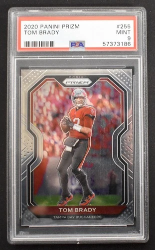 Tom Brady 2020 Panini Prizm #255 Tampa Bay Bucaneers PSA 9 MINT
