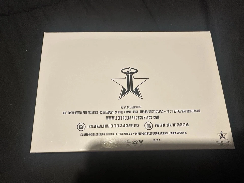 Jeffree Star Cremated Eyeshadow Palette – Rare, 24 Gray Tones, Vegan, Collectors - Image 4 of 4