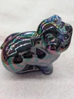Fenton Carnival Glass Pig Figurine Original Label