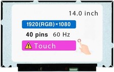 LCD Screen for Lenovo Ideapad Slim 3 Chrome 14M868 Model FHD 40pin Display