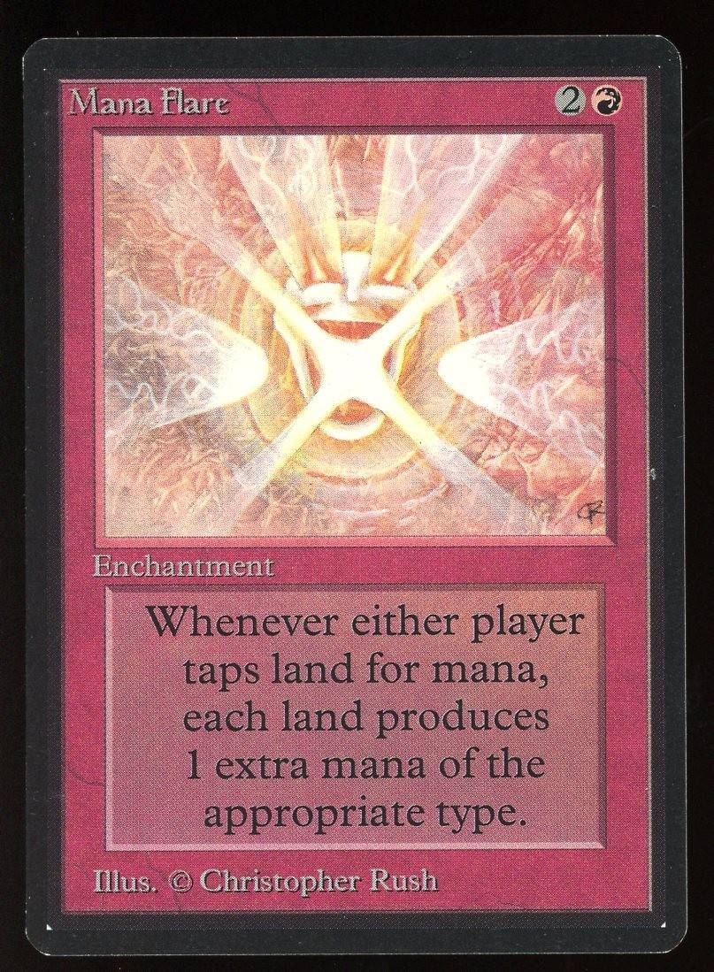 1993 Beta Mana Flare ~ Vintage MTG/Magic ~ NM/MINT Condition