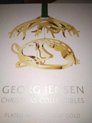 Georg Jensen Christmas Collection with 18 Karat Gold 2023 Deer