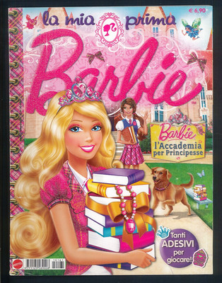 Barbie Princess Academy Played Mattel 2007 Stick & Stack Album  