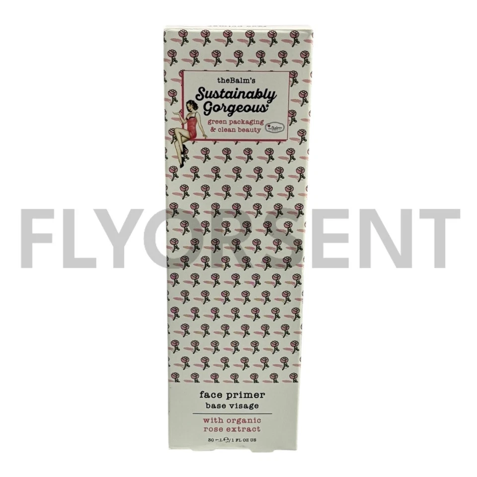 The Balm’s Sustainably Gorgeous Face Primer With Rose Extract 30ml NIB - Image 2 of 3