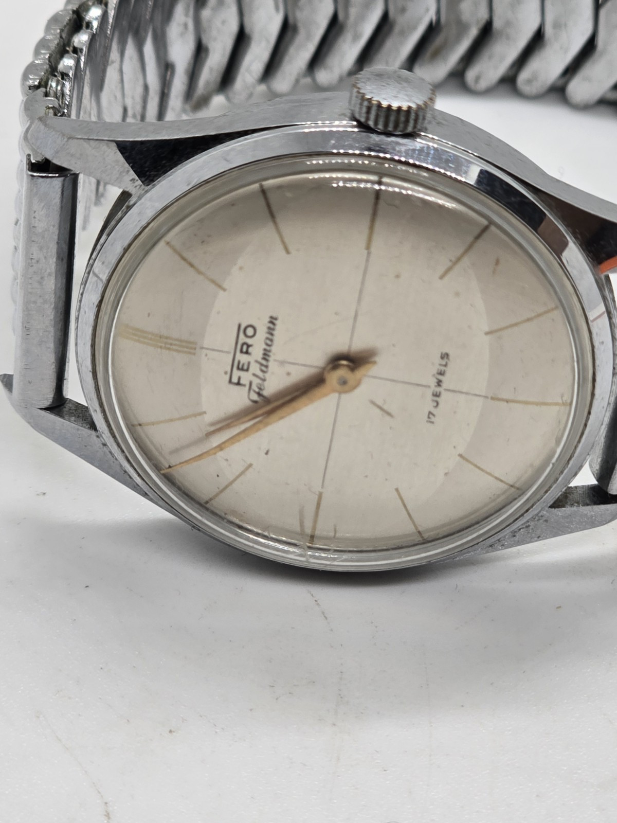 FERO FELDMANN WRIST WATCH, 17 Jewels, mechanical winding