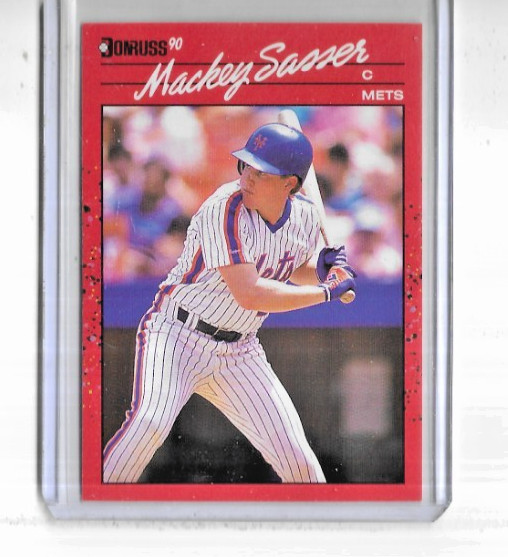 1990 Donruss #471 Mackey Sasser New York Mets