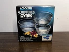 Vintage PYREX Sculptured Ovenware 6-Piece Serving Bowl Set (3) w/ Lids (3) New
