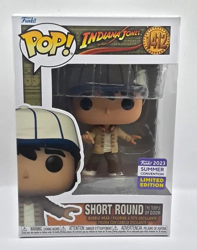 FUNKO POP! SHORT ROUND 1412 Indiana Jones Summer Convention Vaulted POP Vinyl