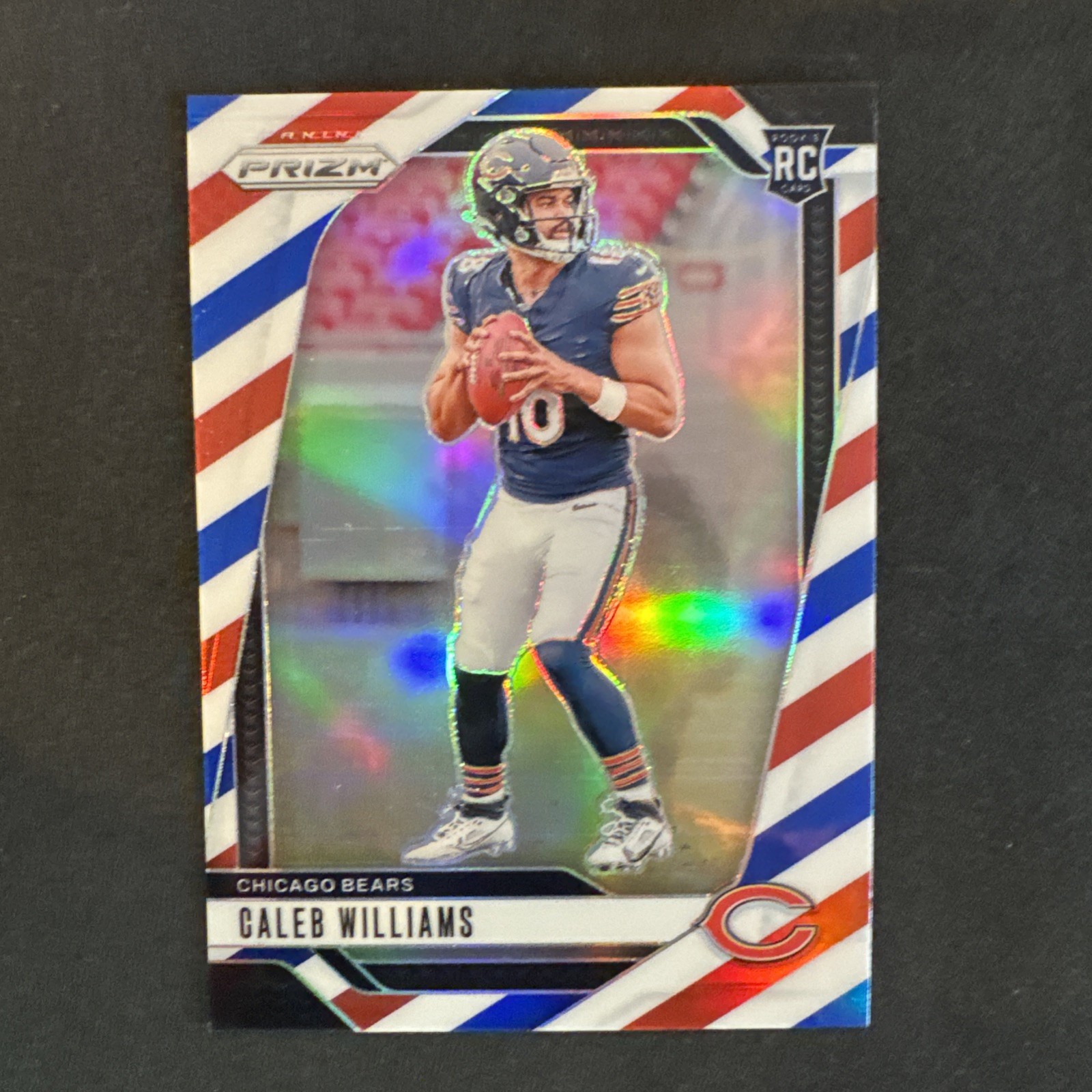 2024 Panini Prizm - Rookies Caleb Williams #301 Red White & Blue Prizm (RC)