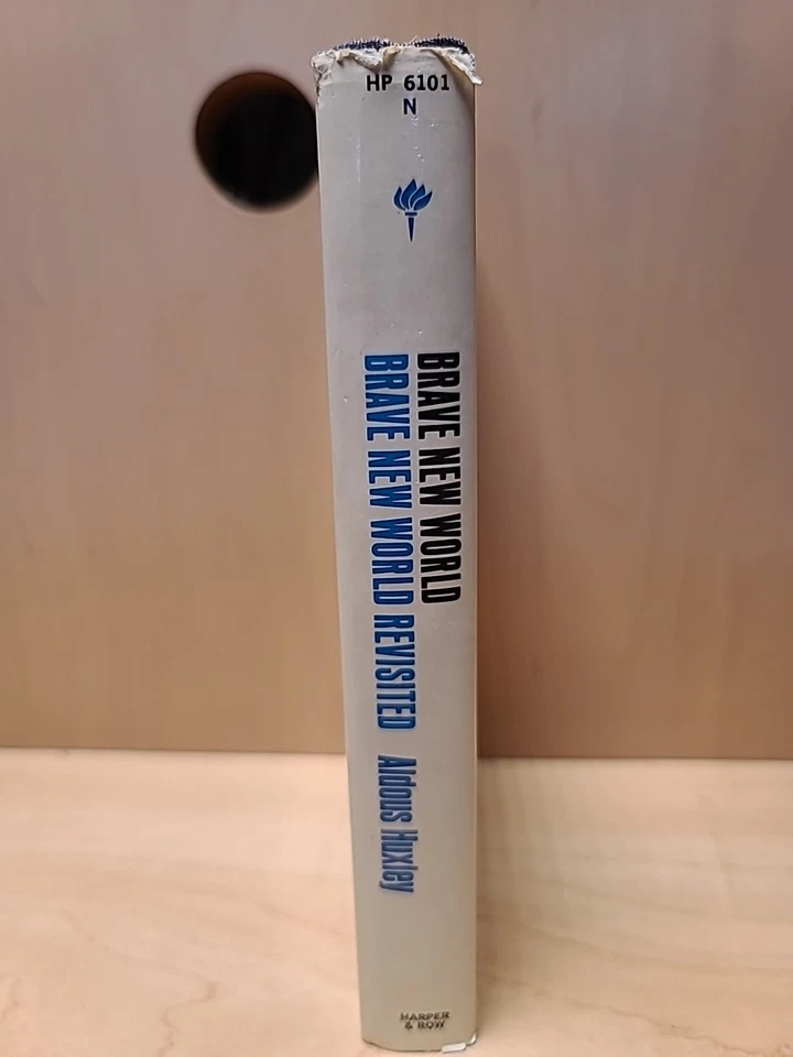 1965 Harper Perennial Hardcover BRAVE NEW WORLD REVISITED by Aldous Huxley EX+ - Image 2 of 4