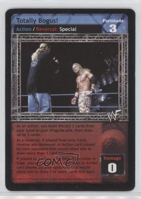 2002 WWE Raw Deal Trading Card Game Expansion 5: Mania Totally Bogus 3c7