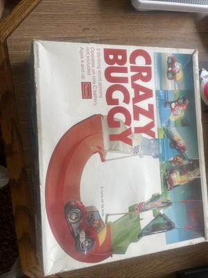 Sears Crazy Buggy Battery Operated Stunt Car Toy w/ Box, Ages 4-7 CIB And Tested