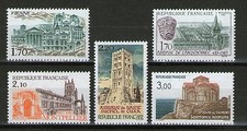 TIMBRES 2348-2352 NEUF XX LUXE- SERIE TOURISTIQUE 1985