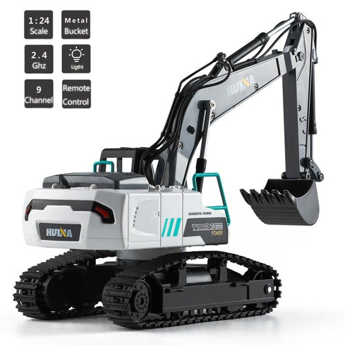 1:24 Remote Control Excavator Construction RC Excavator Boys Toys for Kids Gifts - Picture 3 of 13
