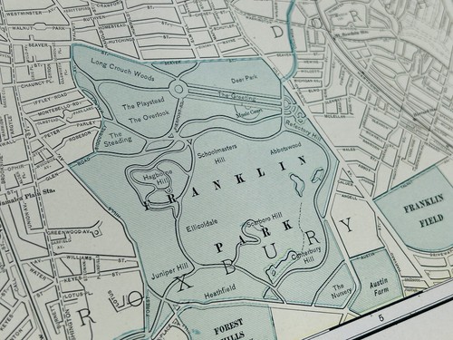 "Mapa antiguo de Boston Massachusetts 1901 14"" X 22""" - Imagen 5 de 8