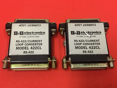 B&B Electronics - RS-422 - Current Loop Converter - 422CL - LOT OF (2)