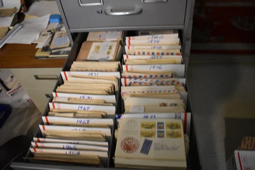 EAST GERMANY DDR 1950's FIRST DAY COVER LOT 500 EURO CAT VALUE MAILED & UNADDRES