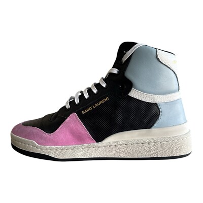 Saint Laurent Sneaker SL Mid Top Gr. 41,5 UK 7,5 Schwarz Rose Sneaker
