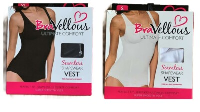 BraVellous Ultimte Comfort Seamless Shapewear Body Shaping Vest S