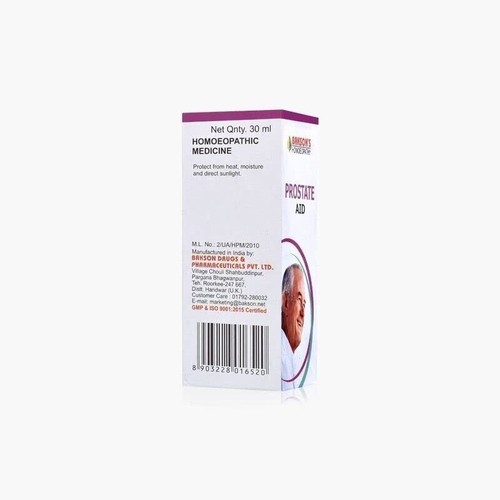 Bakson Homeopathic Prostate AID Drops (30ml) - Picture 2 of 3