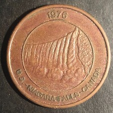 1976 U.S. Niagara Falls Canada P.A.P. Loyal Order of Moose Medallion 34mm 12g