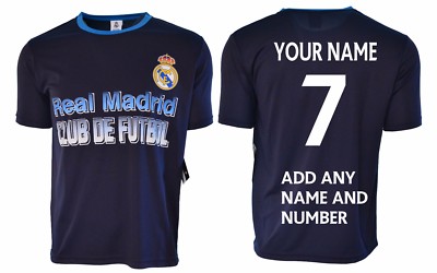 Real Madrid Soccer Jersey Add Any Name and Number Cristiano