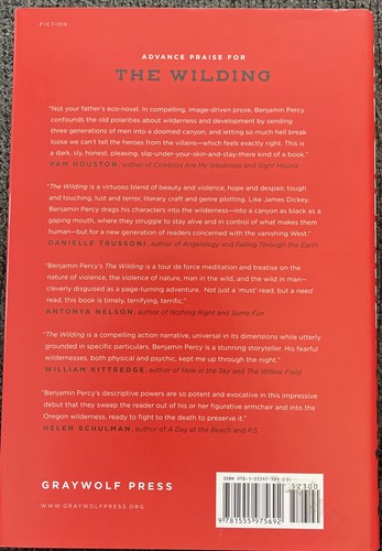 The Wilding by Benjamin Percy Hardcover - Picture 3 of 3