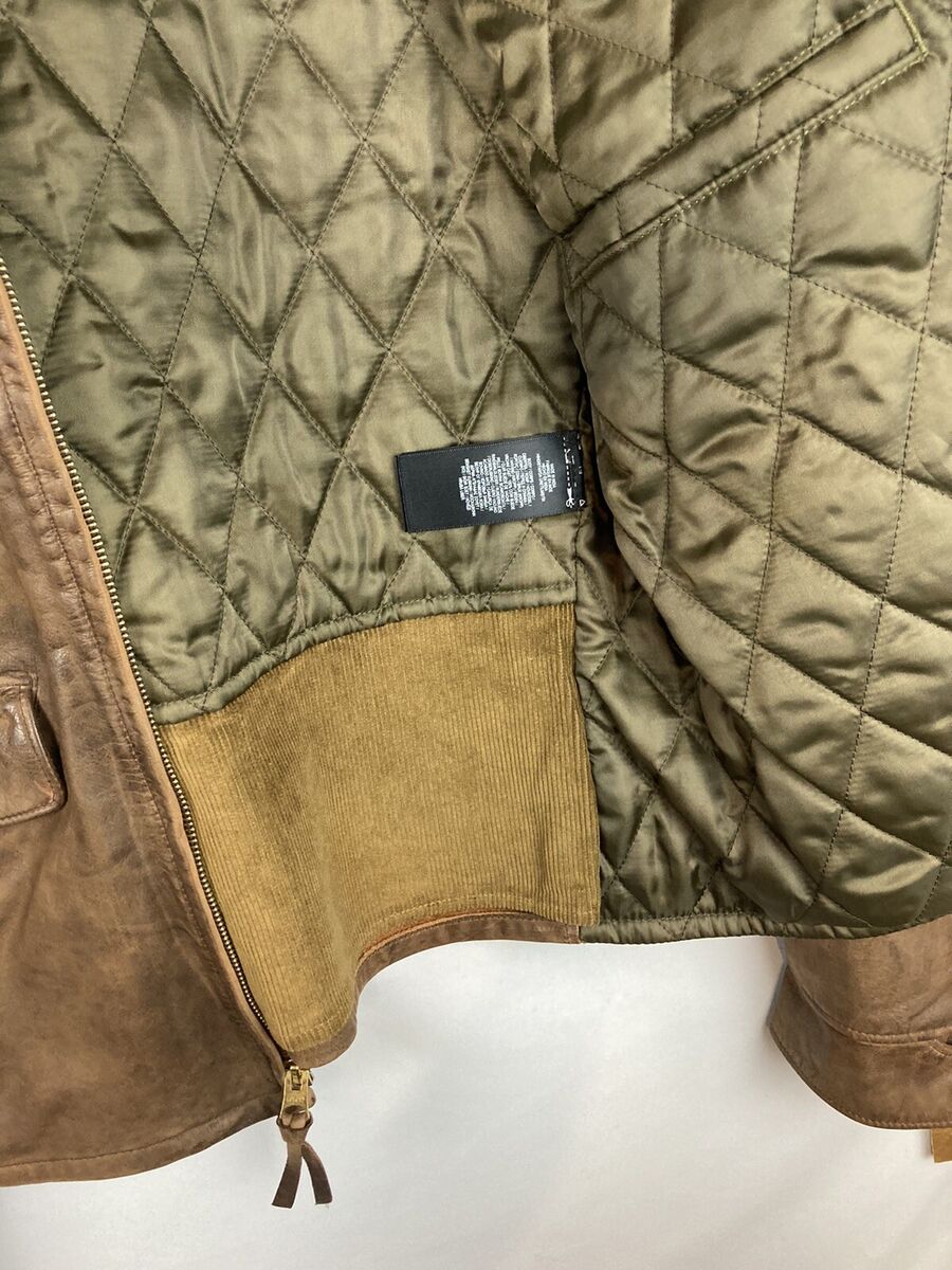 RRL Double RL Ralph Lauren Tan Brown Shearling Leather RRL Double RL Ralph Lauren Tan Brown Shearling Leather