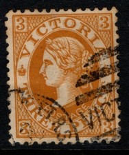 Victoria 1901 1910 QV 3d Three Pence perf 12 x 12½ SG389 Used
