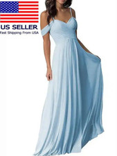 Women's Formal Lace Evening Party Maxi Bridesmaids Dress Prom Homecoming
