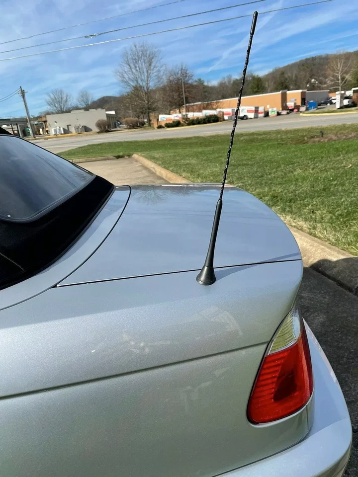 Antena de 16" mástil de goma negro varilla de alimentación radio AM/FM para BMW Serie 3 1995-2006 Foto 3 de 4