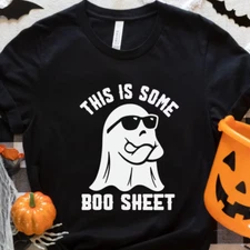 This Is Some Boo Sheet T-Shirt,Funny Halloween T-Shirt,Ghost Halloween Shirt New
