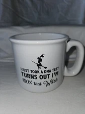 M Ware 100% Witch Ceramic Mug