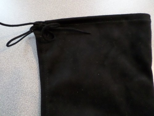 CALL IT SPRING BLACK SUEDE LOW HEEL SOFT LEG THIGH LG BOOTS SZ 6 - Picture 3 of 5