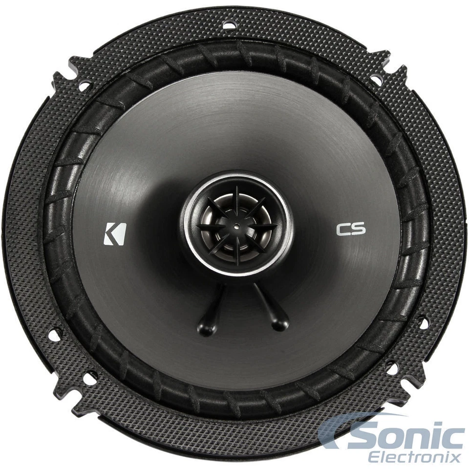 4) Altavoces coaxiales de audio para automóvil KICKER 43CSC654 CSC65 6,5" 1200W pico 4 ohmios Foto 4 de 4