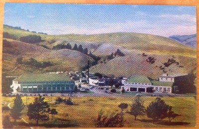 1955 Vintage Haynes Kodachrome Color Mammoth Springs Hotel Yellowstone Park WY