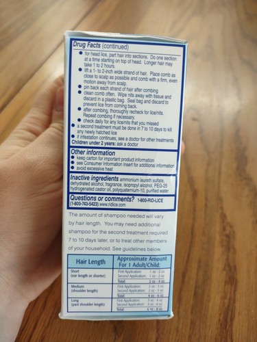 RID Lice Killing Shampoo 2 Fl. Oz - Bild 4 von 4