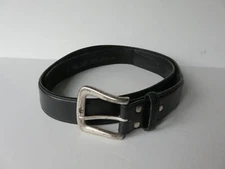 Nocona Belt Co Black Genuine Leather Belt Size 42 N2450401 (Silver Tone Fading)